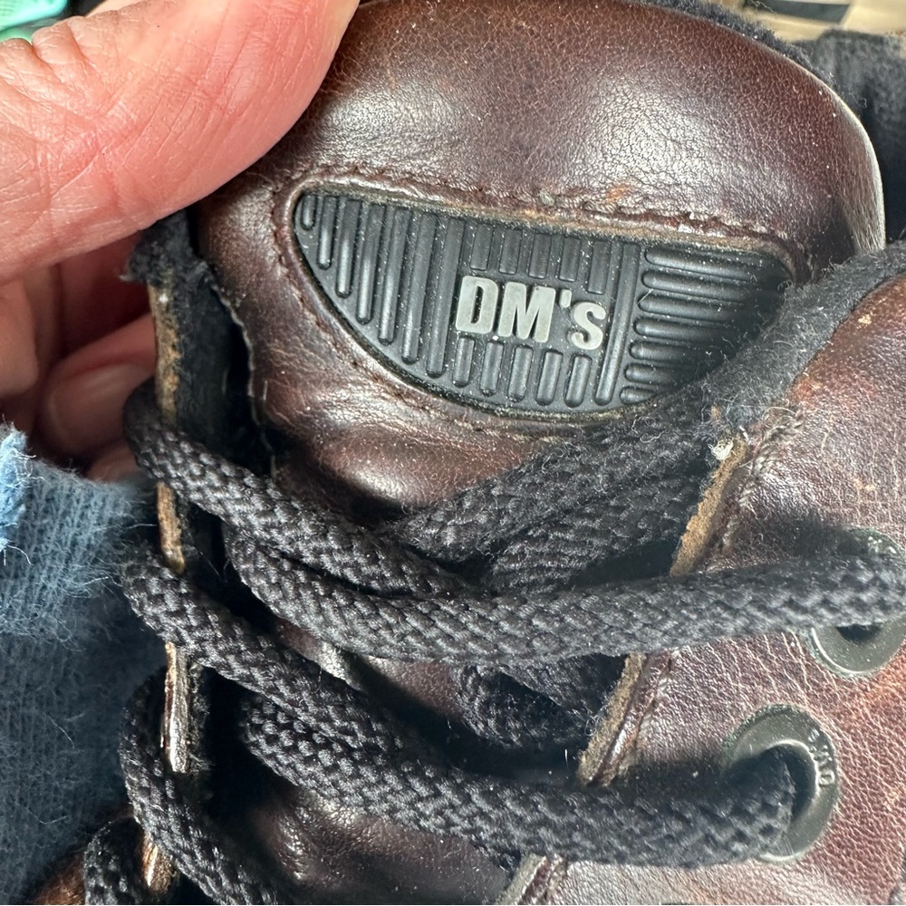 Vintage Doc Martens size 9 Oxford brown Leather made in England - Picture 10 of 14